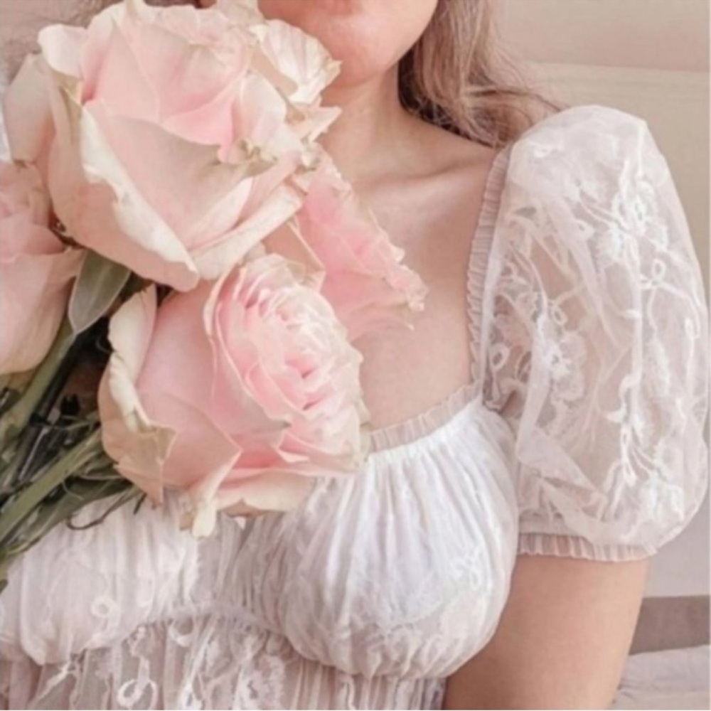 FOR LOVE & LEMONS white Belle Long Line Bra - Picture 3 of 10